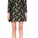 SAINT LAURENT Gold guns jacquard dress | THEFASHIONGUITAR